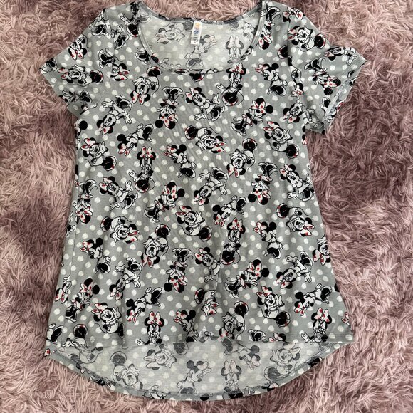 Lularoe Perfect T (Disney Minnie Mouse Polka Dot Pattern) - Picture 1 of 2